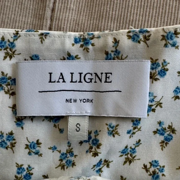 La Ligne White and Green Maxi Dress - Picture 3 of 3